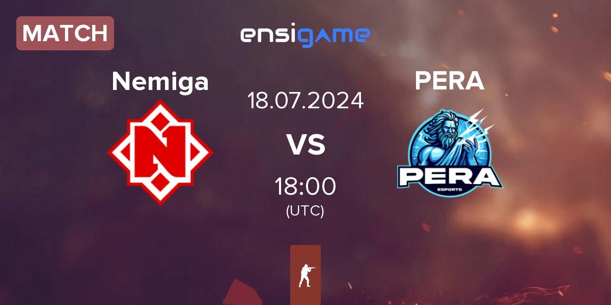 Match Nemiga Gaming Nemiga vs Pera Esports PERA | 18.07