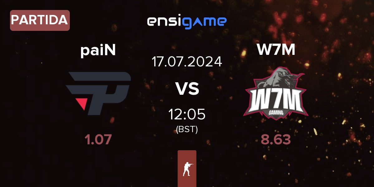 Partida paiN Gaming paiN vs W7M Esports W7M | 17.07