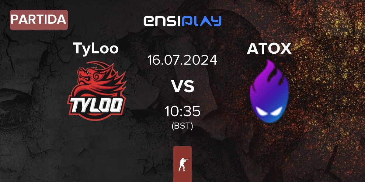 Partida TyLoo vs ATOX | 16.07