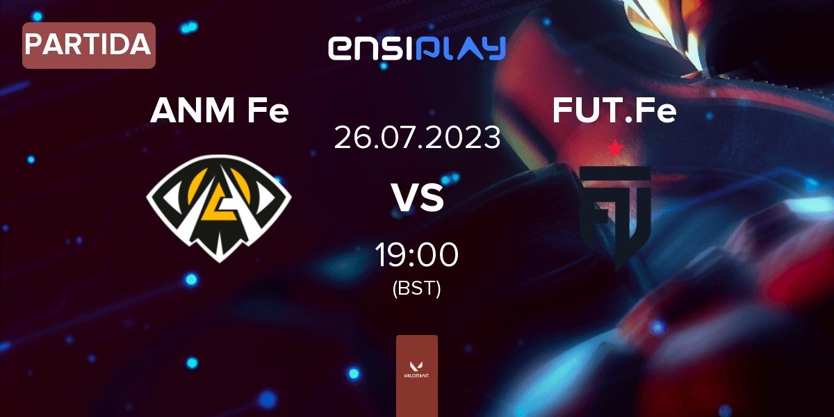 Partida Anonymo Female ANM Fe vs Futbolist Female FUT.Fe | 26.07