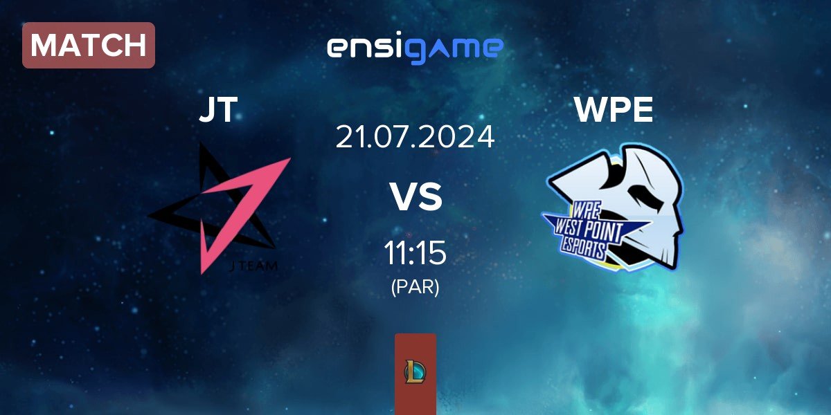 Match J Team JT vs West Point Esports WPE | 21.07