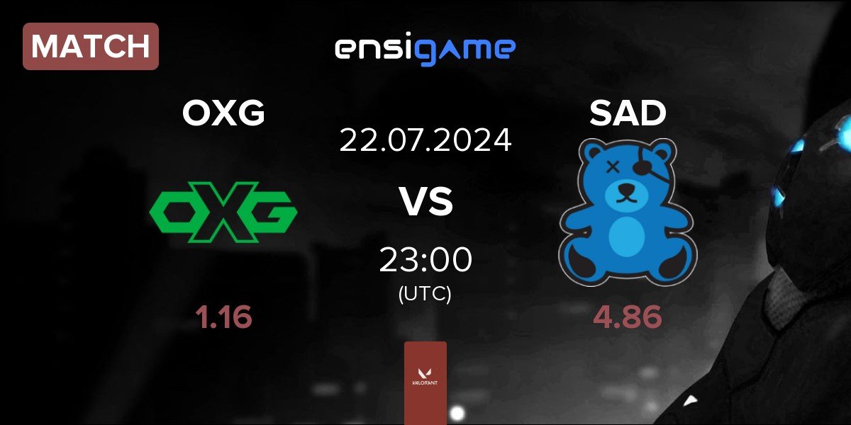 Match Oxygen Esports OXG vs SaD Esports SAD | 22.07