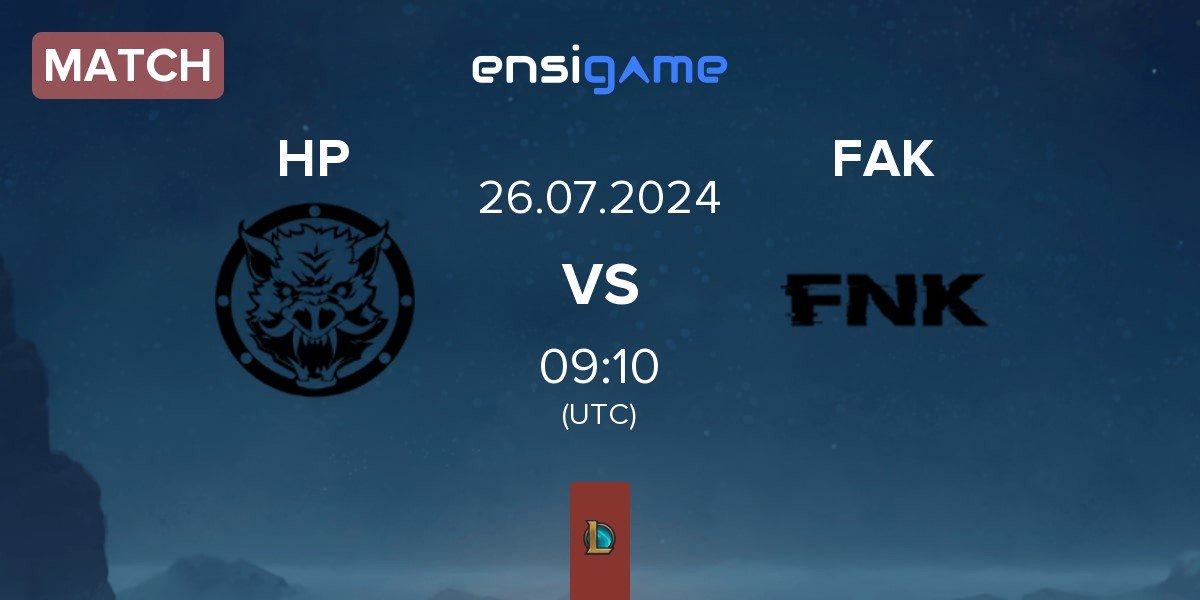 Match HELL PIGS HP vs Frank Esports FAK | 26.07