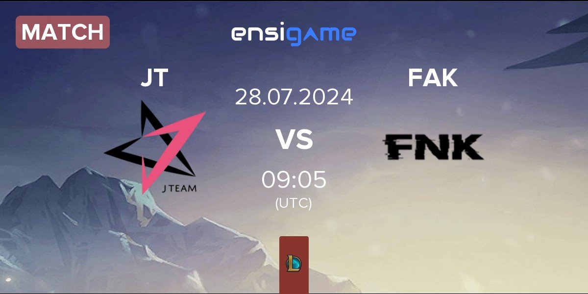 Match J Team JT vs Frank Esports FAK | 28.07