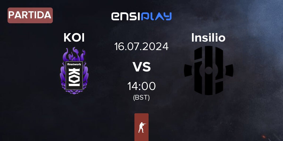 Partida KOI vs Insilio | 16.07