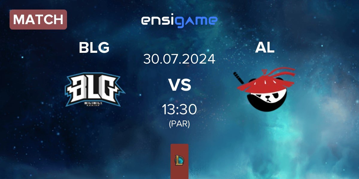 Match Bilibili Gaming BLG vs Anyone's Legend AL | 30.07