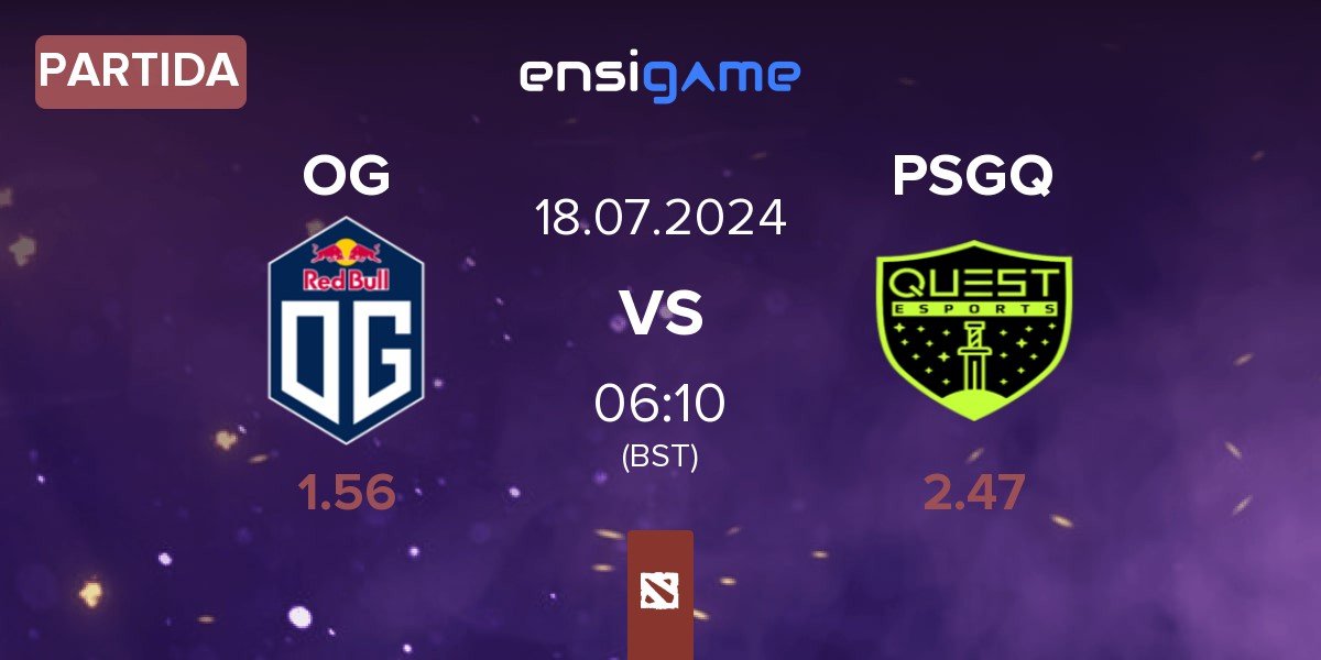 Partida OG vs PSG.Quest PSGQ | 18.07