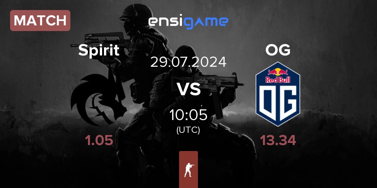 Match Team Spirit Spirit vs OG Gaming OG | 29.07