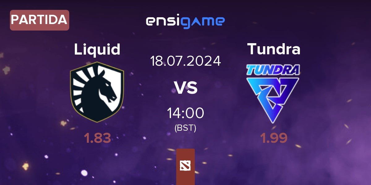 Partida Team Liquid Liquid vs Tundra Esports Tundra | 18.07