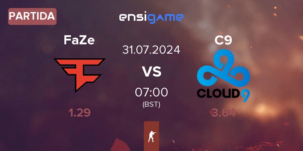 Partida FaZe Clan FaZe vs Cloud9 C9 | 31.07