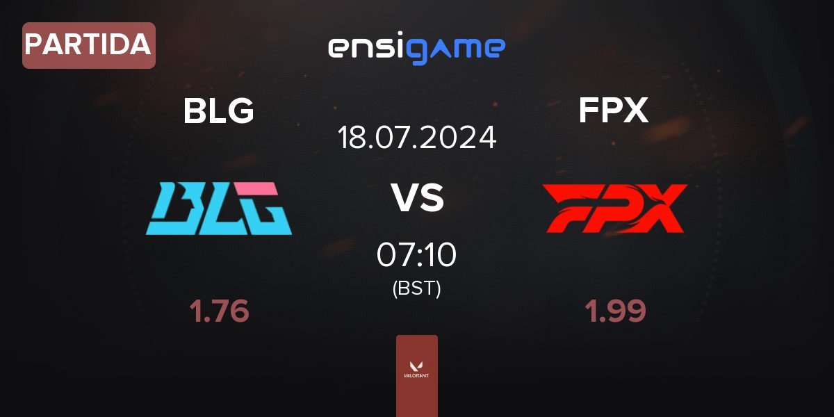 Partida Bilibili Gaming BLG vs FunPlus Phoenix FPX | 18.07