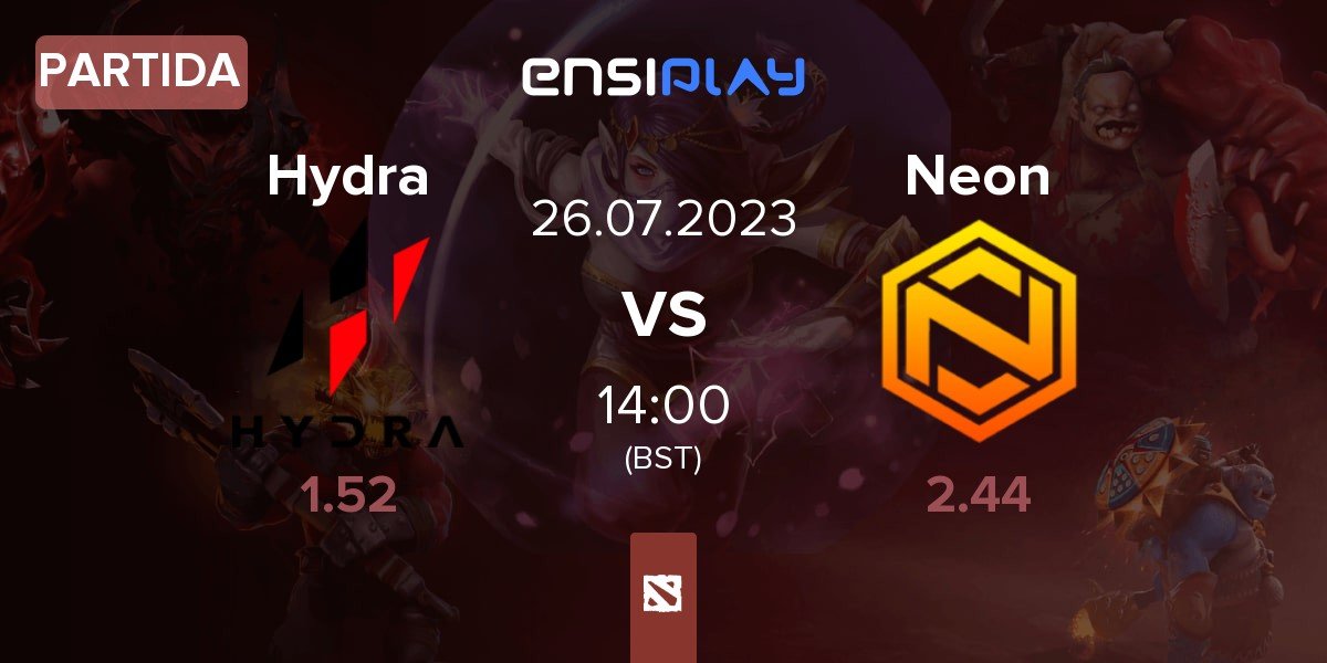 Partida HYDRA vs Neon Esports Neon | 26.07