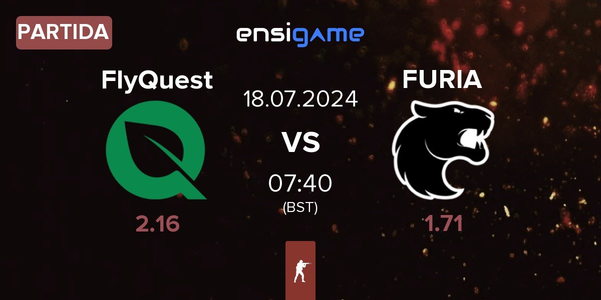 Partida FlyQuest vs FURIA Esports FURIA | 18.07