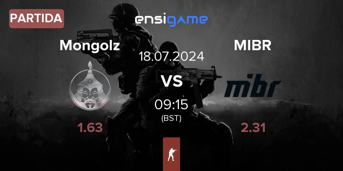 Partida The Mongolz Mongolz vs Made in Brazil MIBR | 18.07