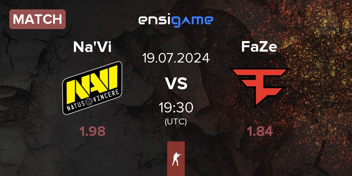 Match Natus Vincere Na'Vi vs FaZe Clan FaZe | 19.07