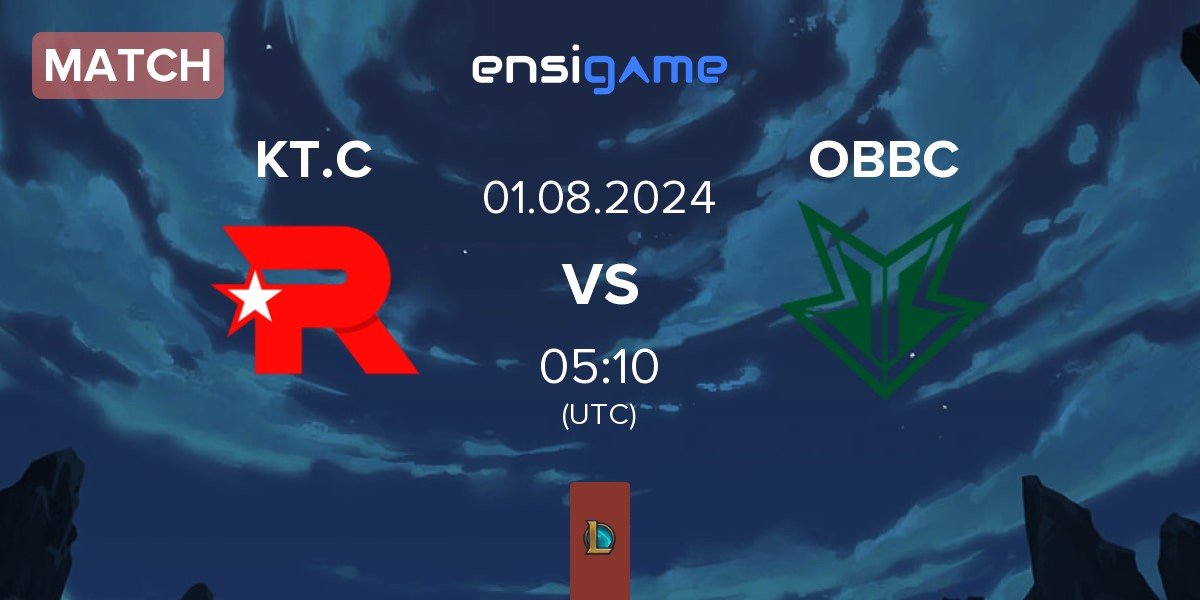 Match KT Rolster Challengers KT.C vs OKSavingsBank BRION Challengers OBBC | 01.08