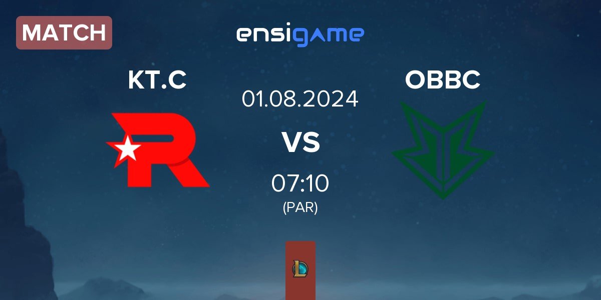 Match KT Rolster Challengers KT.C vs OKSavingsBank BRION Challengers OBBC | 01.08