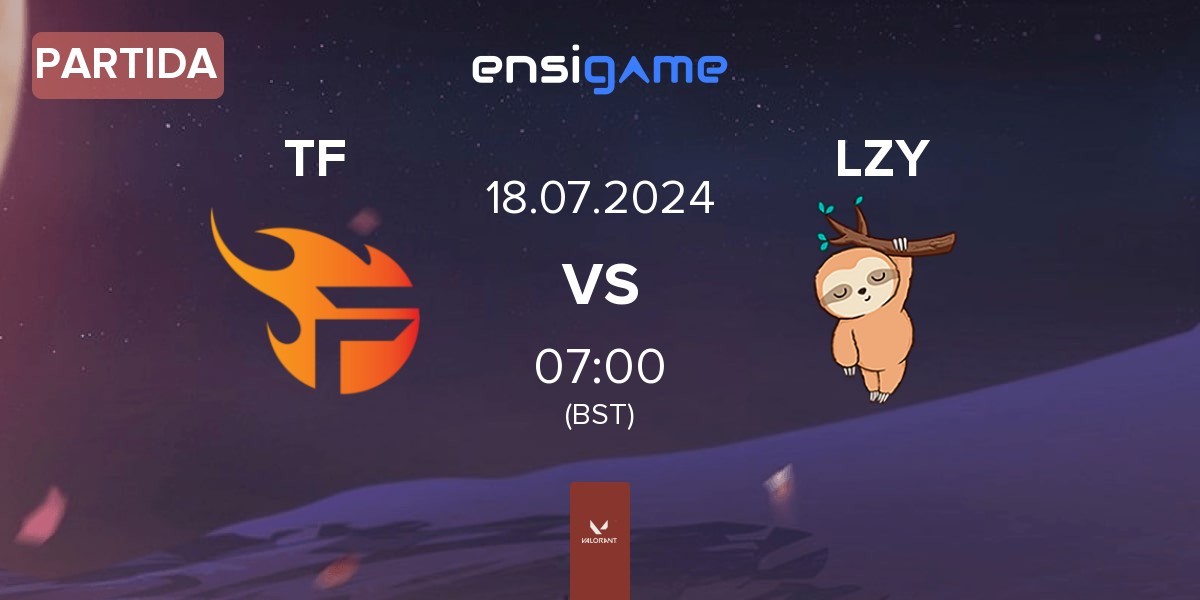 Partida Team Flash TF vs LAZY LZY | 18.07