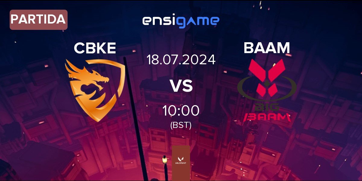 Partida CyberKing Esports CBKE vs Team Big BAAM BAAM | 18.07