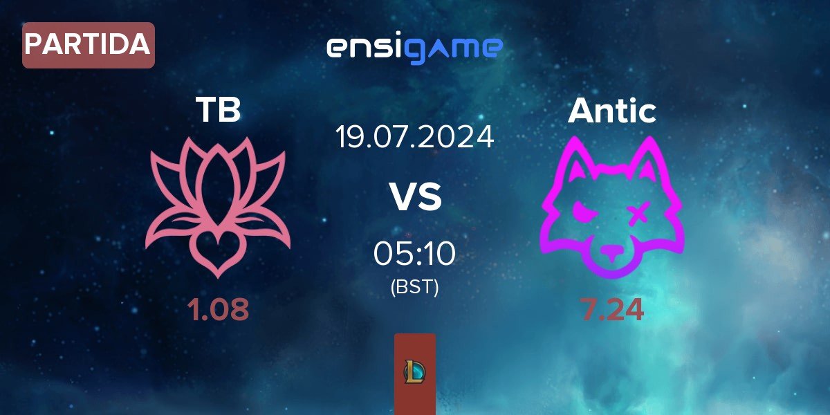 Partida Team Bliss TB vs Antic Esports Antic | 19.07