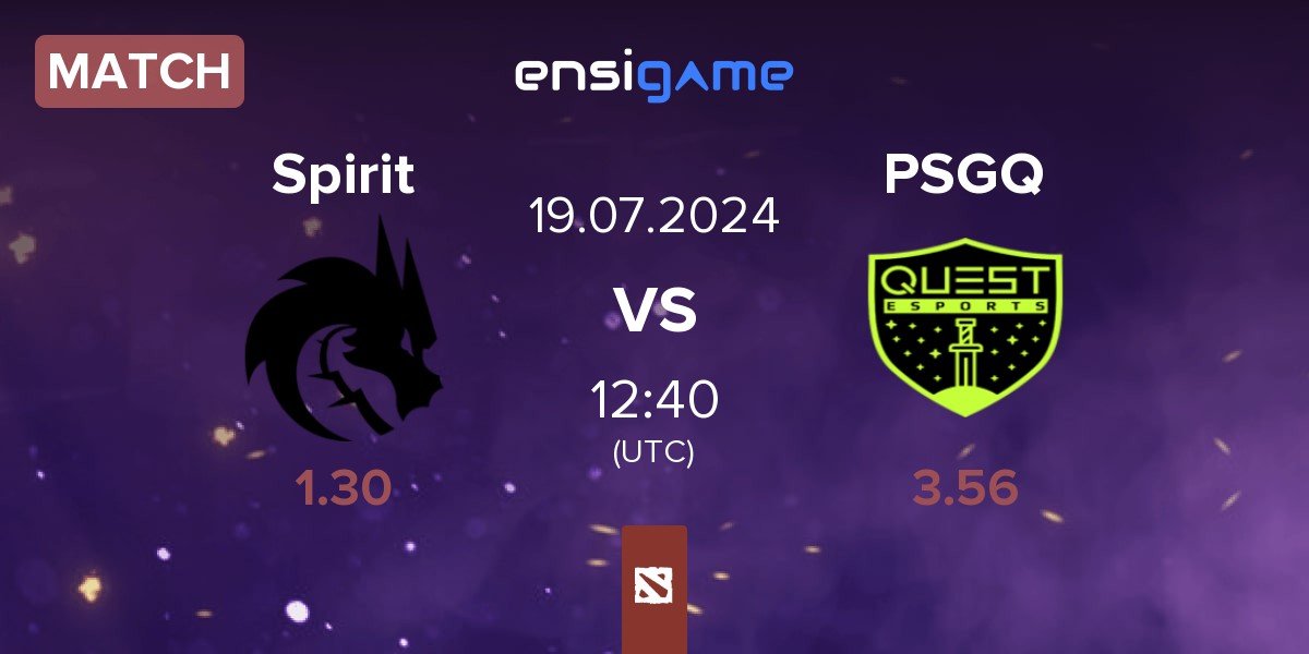 Match Team Spirit Spirit vs PSG.Quest PSGQ | 19.07