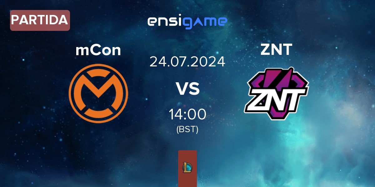 Partida mCon esports mCon vs ZennIT ZNT | 24.07