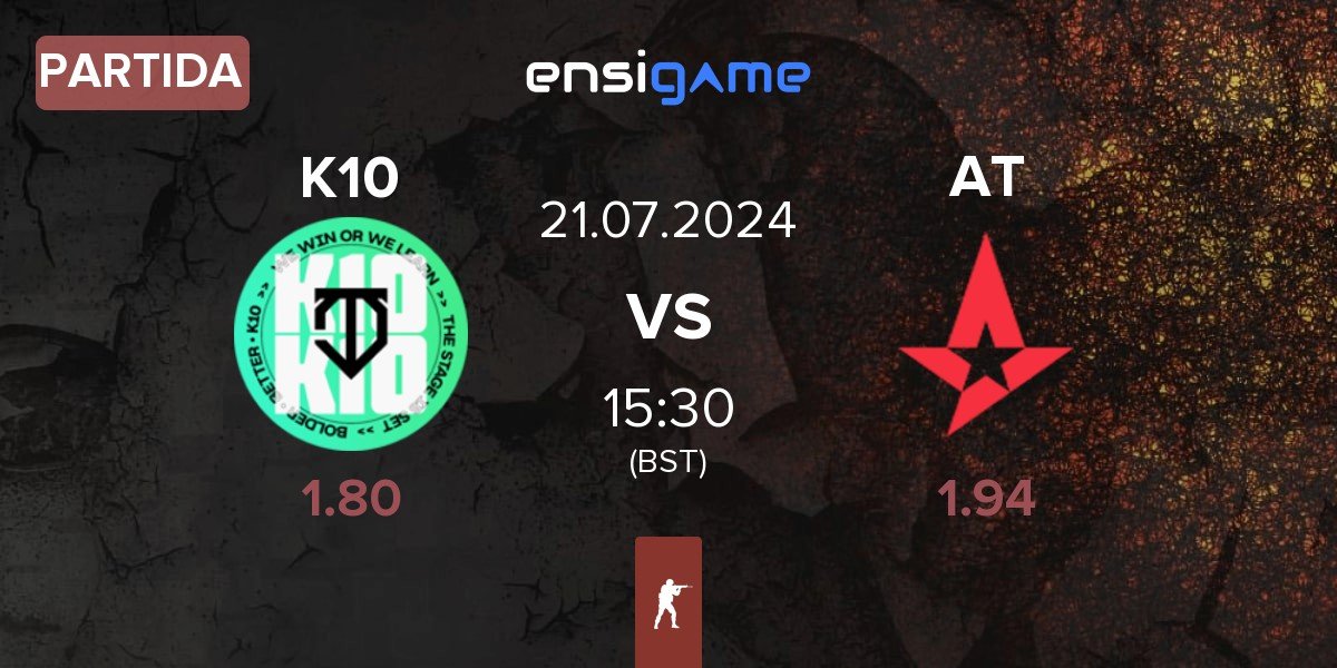 Partida K10 vs Astralis Talent AT | 21.07