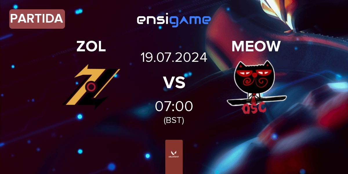 Partida ZOL Esports ZOL vs OLD STINKY CAT MEOW | 19.07