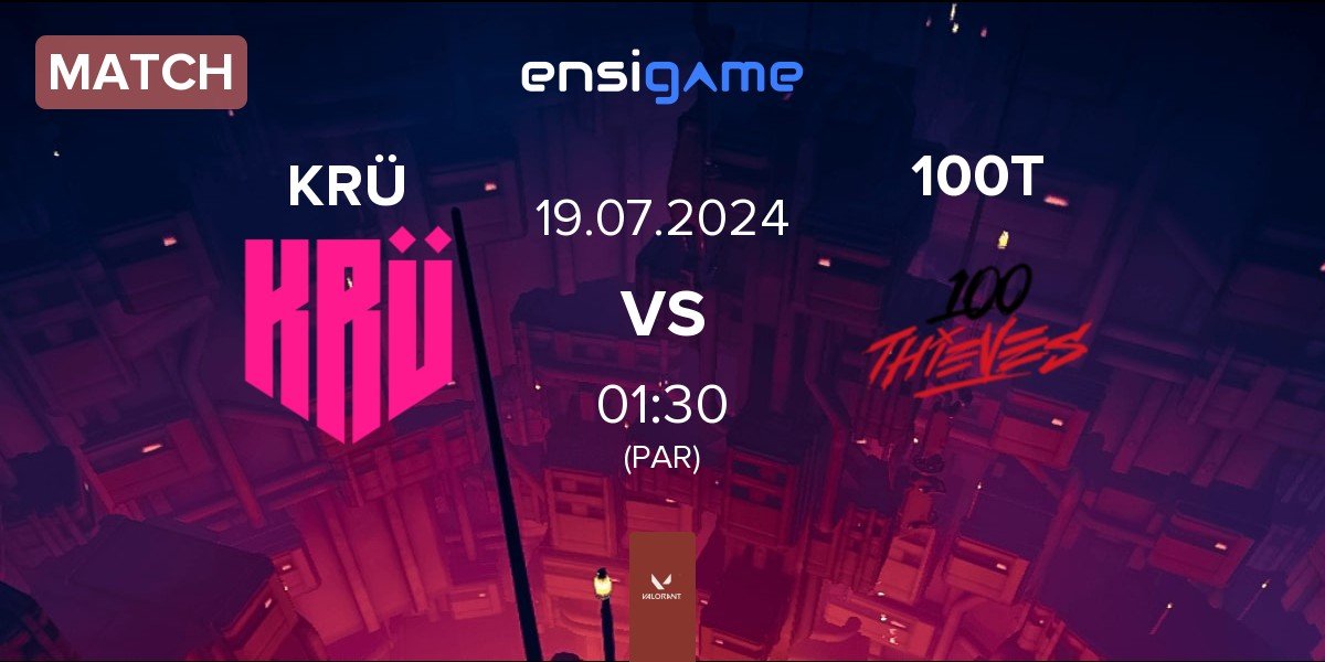 Match KRÜ Esports KRÜ vs 100 Thieves 100T | 19.07