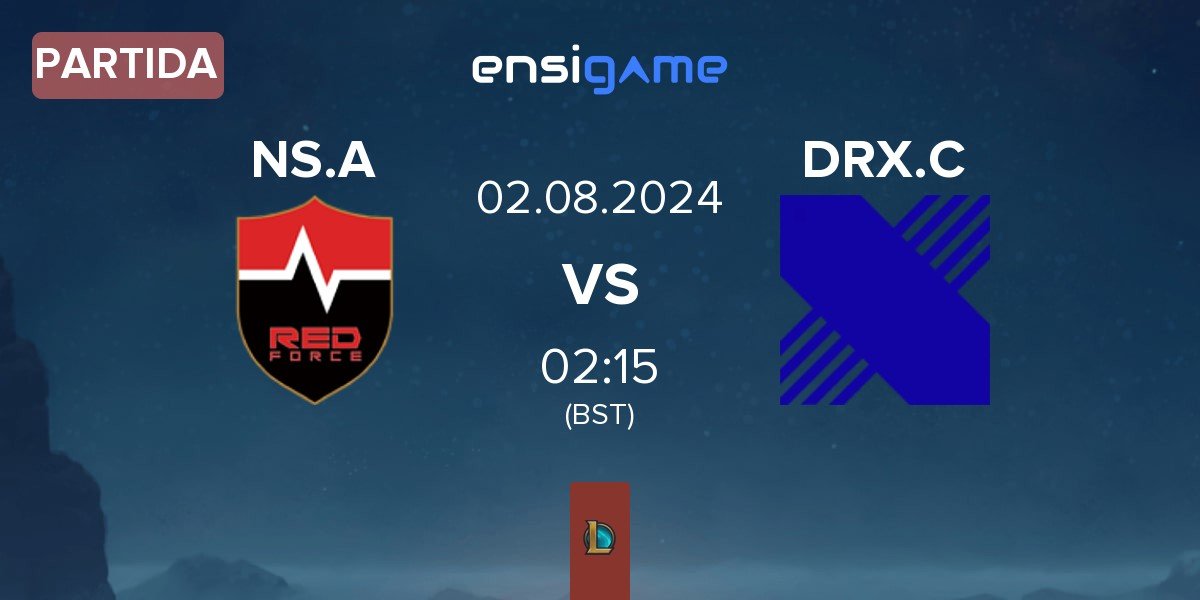 Partida Nongshim Esports Academy NS.A vs DRX Challengers DRX.C | 02.08