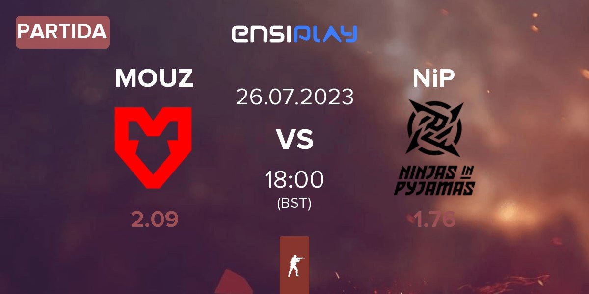 Partida MOUZ vs Ninjas in Pyjamas NiP | 26.07