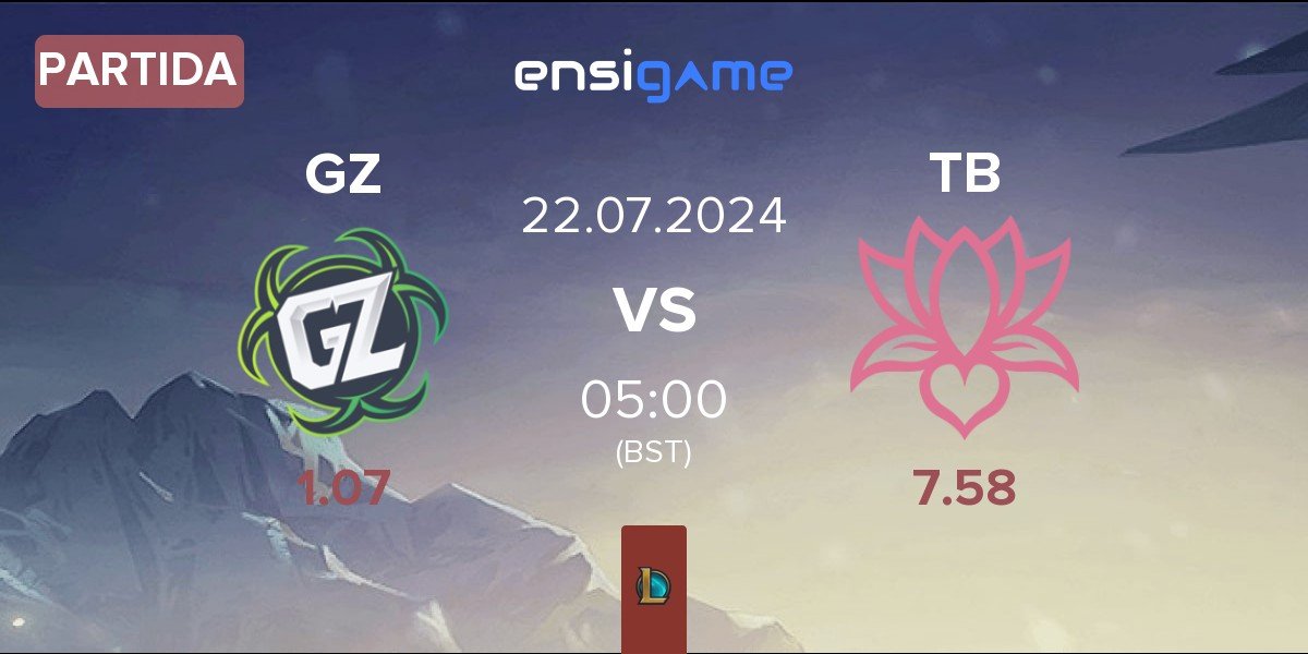 Partida Ground Zero Gaming GZ vs Team Bliss TB | 22.07