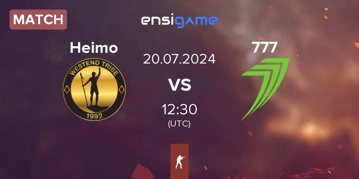 Match Heimo Esports Heimo vs 777 Esports 777 | 20.07