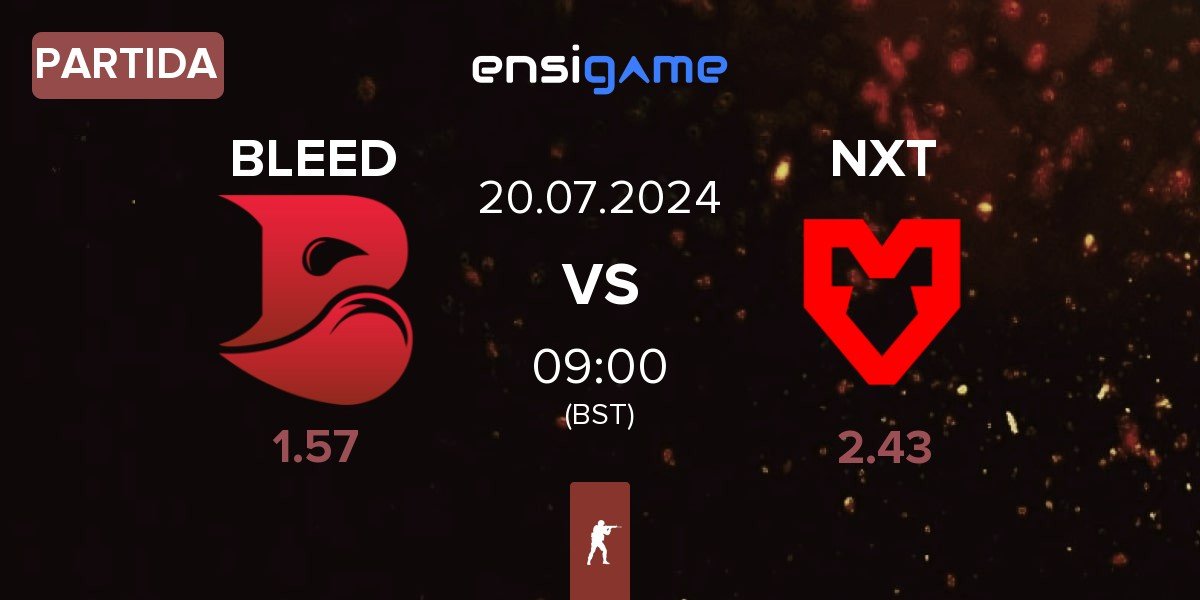 Partida BLEED Esports BLEED vs MOUZ NXT NXT | 20.07