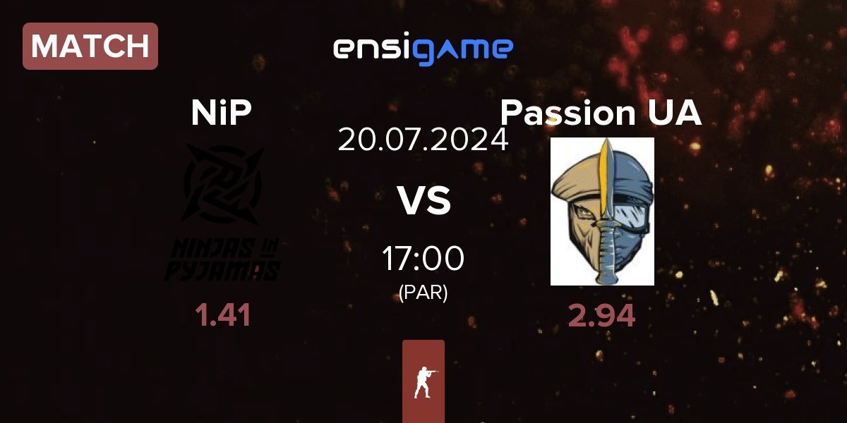 Match Ninjas in Pyjamas NiP vs Passion UA | 20.07