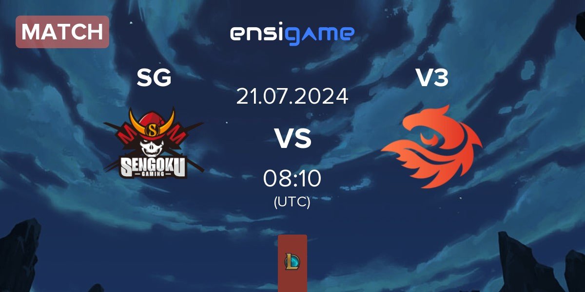 Match Sengoku Gaming SG vs V3 Esports V3 | 21.07