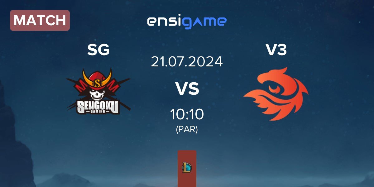 Match Sengoku Gaming SG vs V3 Esports V3 | 21.07