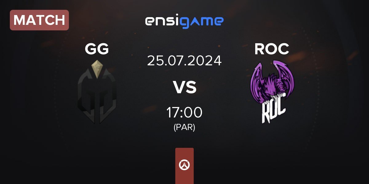 Match Gaimin Gladiators GG vs ROC Esports ROC | 25.07