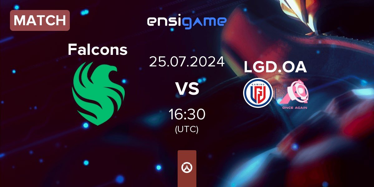 Match Team Falcons Falcons vs LGD.OA | 25.07