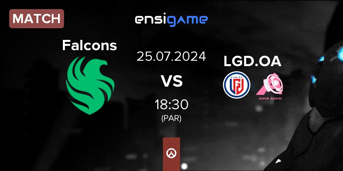 Match Team Falcons Falcons vs LGD.OA | 25.07