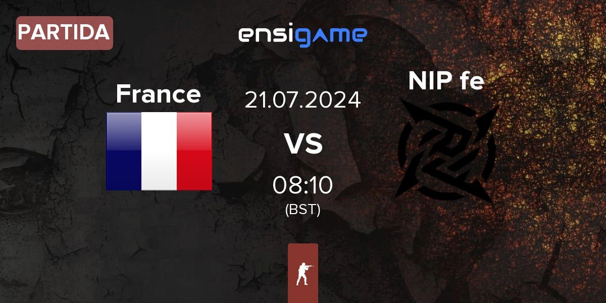 Partida Team France FE France vs NIP Impact NIP fe | 21.07