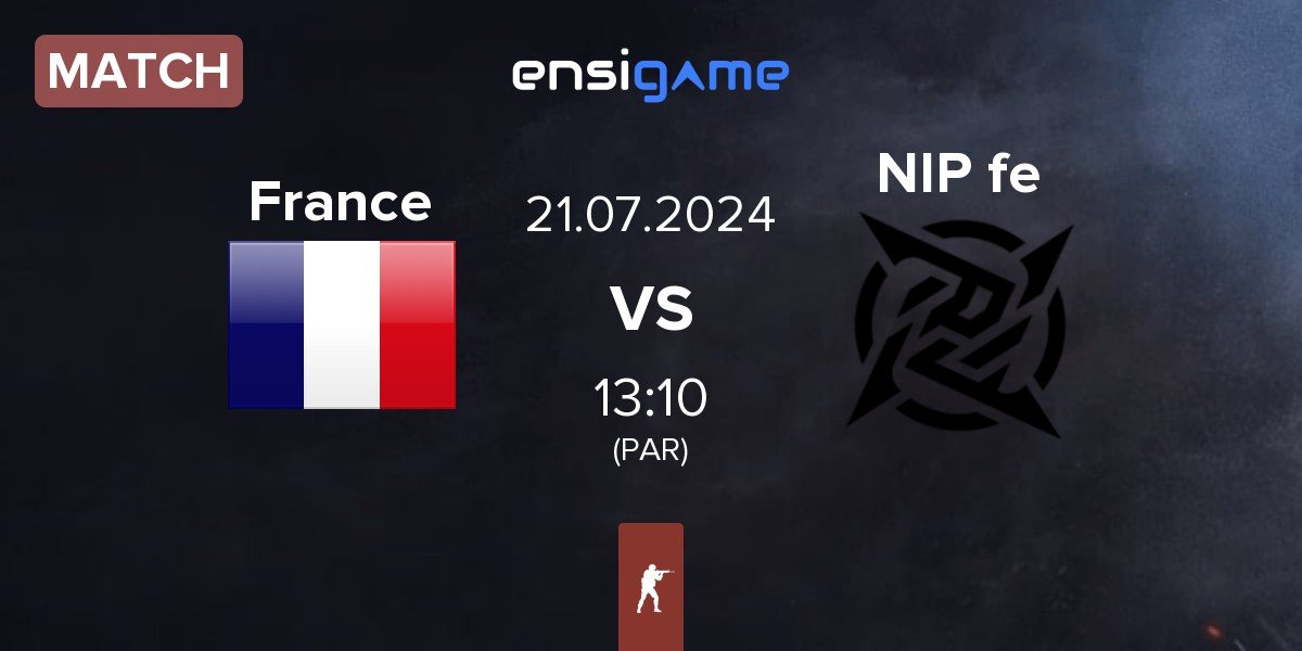 Match Team France FE France vs NIP Impact NIP fe | 21.07