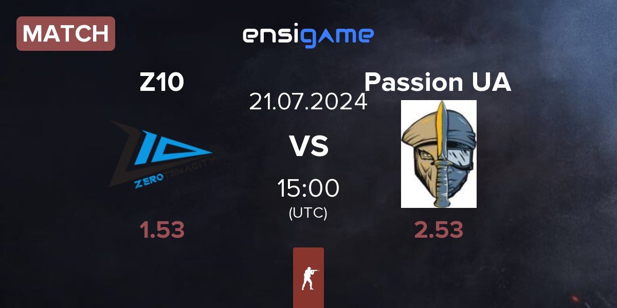 Match Zero Tenacity Z10 vs Passion UA | 21.07