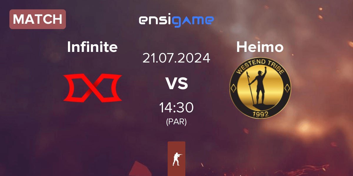 Match Infinite Gaming Infinite vs Heimo Esports Heimo | 21.07