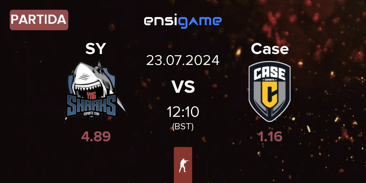 Partida Sharks Youngsters SY vs Case Esports Case | 23.07