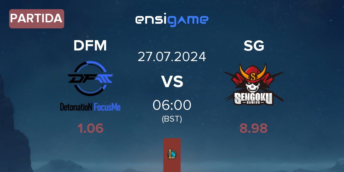 Partida DetonatioN FocusMe DFM vs Sengoku Gaming SG | 27.07