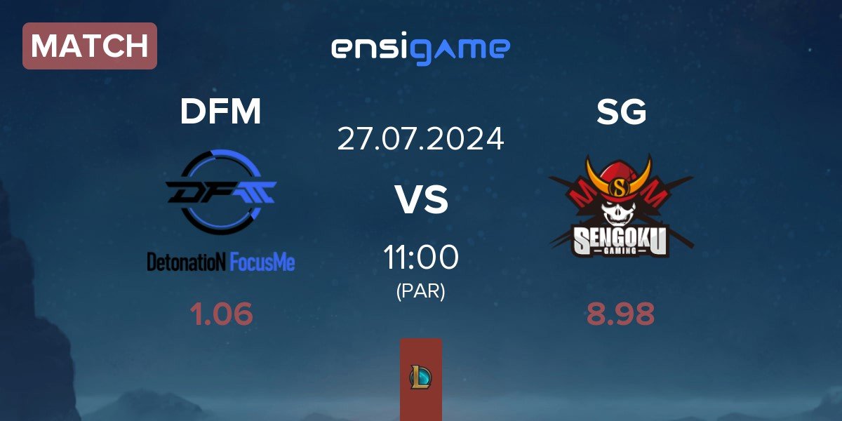 Match DetonatioN FocusMe DFM vs Sengoku Gaming SG | 27.07