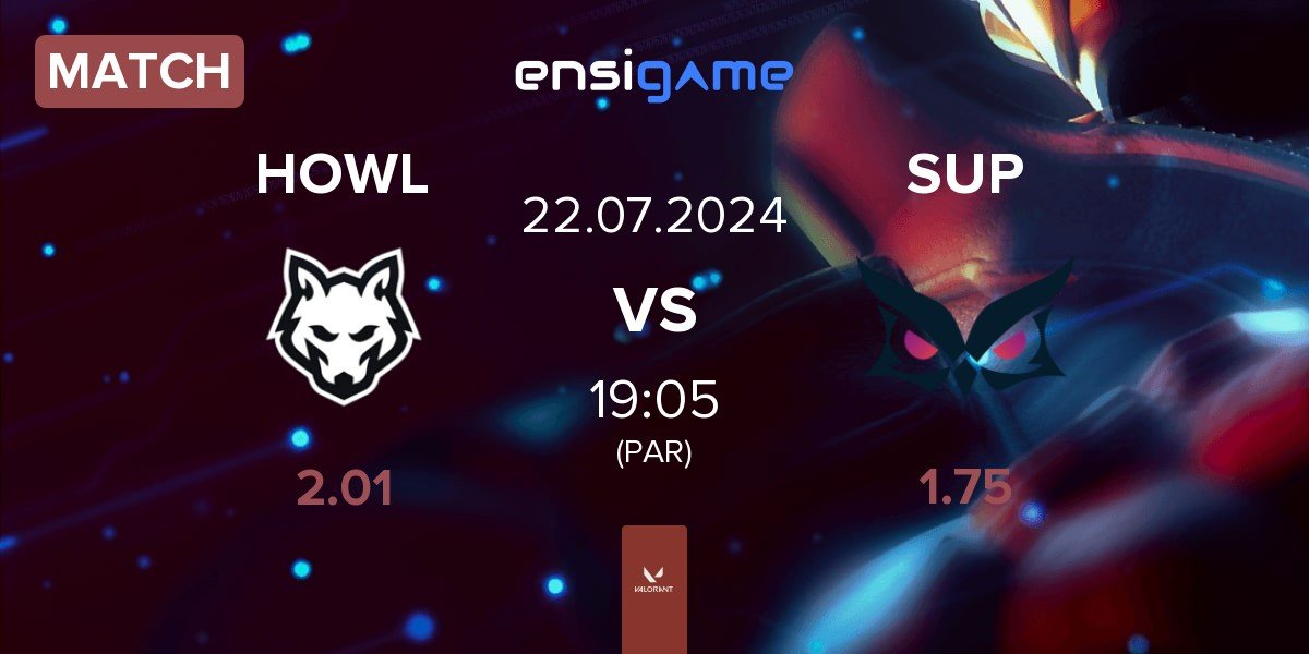 Match HOWL Esports HOWL vs Papara SuperMassive SUP | 22.07