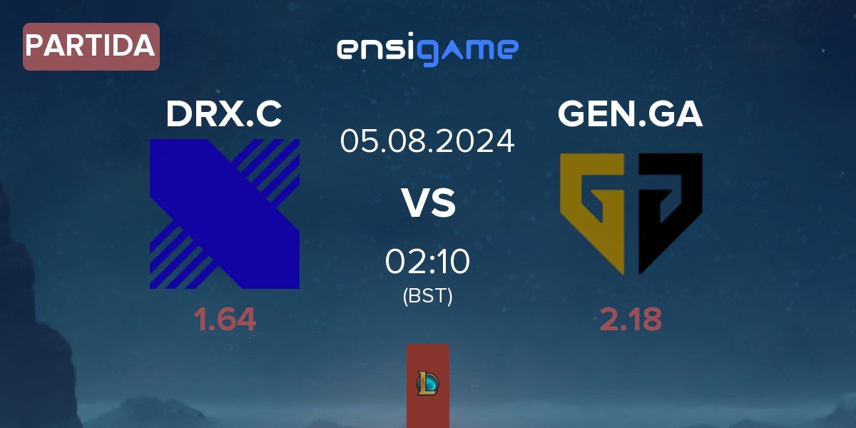 Partida DRX Challengers DRX.C vs Gen.G Global Academy GEN.GA | 05.08