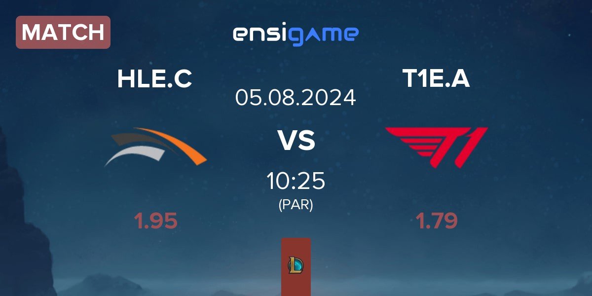 Match Hanwha Life Esports Challengers HLE.C vs T1 Esports Academy T1E.A | 05.08